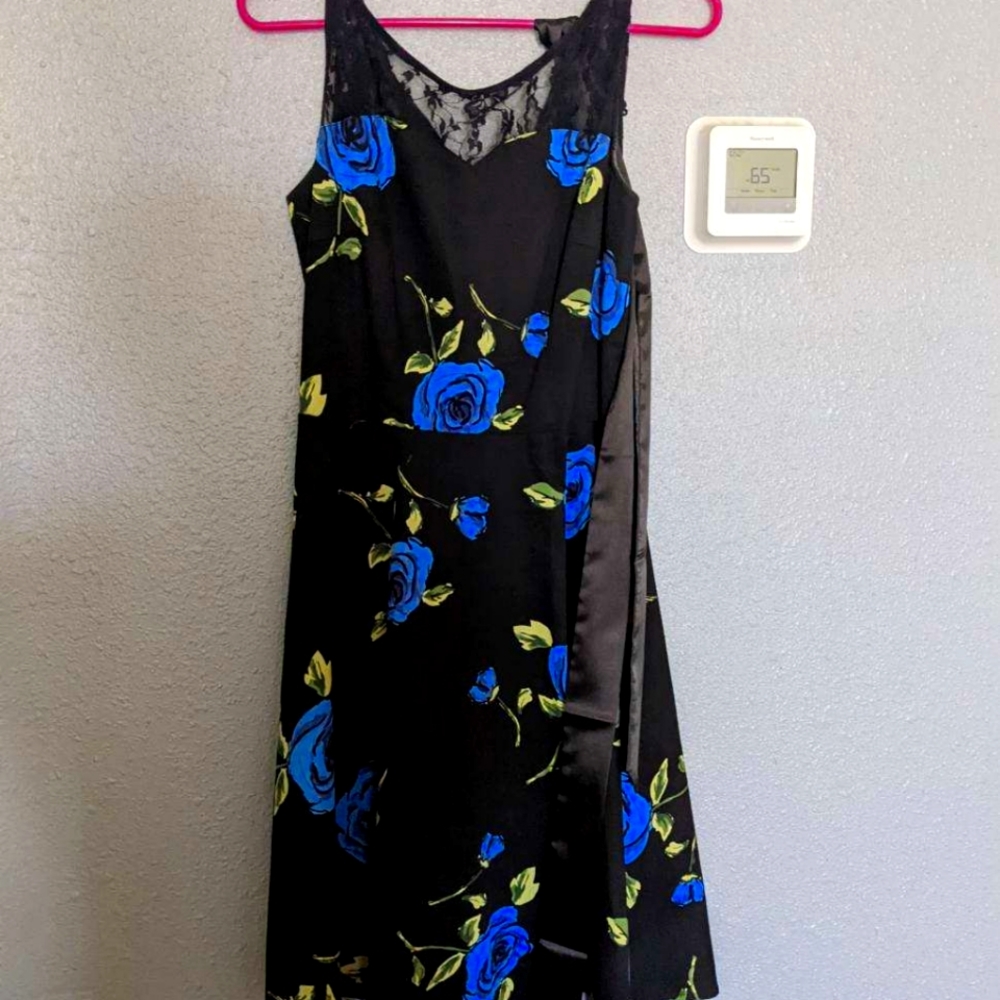 Black and blue homecoming dress!
